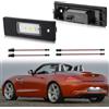 POPMOTORZ LED Luci Targa, 2 Pezzi Luce Targa a LED con Canbus Senza Errori 5050 SMD per BMW 1 Series E81 E87 E87N E87LCI E46LCI E63LCI 6 Series E63 E64 Z4 E85 F20 F12 F13 E89 R55