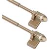 CGBAIEE Bastoni magnetici per tende, confezione da 2 pezzi, per porte in metallo superiore e inferiore, aste magnetiche regolabili multiuso per piccole finestre, bar e luoghi in ferro (regolabili da 22,9 a