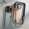 Rawston Custodia per telefono con telaio in silicone morbido antiurto per iPhone 17 Pro Max 13 14 15 16 Plus NoBack Protezione per la dissipazione del calore Copertura per paraurti