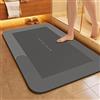 NONE Tappetino da bagno in terra diatomea Super assorbente antiscivolo Tappetino morbido ad asciugatura rapida per bagno Doccia Lavanderia Camera da letto Cucina RV