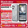 OSCAL [Spedizione dalla Polonia] [Senza alimentatore UE] Smartphone Robusto Blackview OSCAL MARINE 3, 24 GB (8+16) + 256 GB, Schermo 6.56" HD 90 Hz, 5000 mAh, Android 16