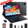 DOOGEE Tablet PC DOOGEE Tab G5 Android 16 da 10.1 pollici, batteria da 7500mAh, 20GB di RAM (3+17), 128GB di ROM, supporto Widevine L1, tablet PC 4G LTE.