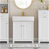 SoBuy BZR18 Mobiletto sottolavabo per bagno, mobiletto sottolavabo, mobile da bagno BHT circa. 60x60x29cm