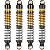 KEEDA 4 ammortizzatori filettati per auto crawler TRX4M TRX4MT K10 F150 1/12 crawler parti (oro, 65 mm)