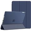 JETech Custodia per iPad (9,7 Pollici, 2018/2017 Modello, 6/5 Generazione), Cover con Auto Svegliati/Sonno (Marino Intenso)