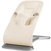Ergobaby 3-in-1 Evolve Bouncer Mesh, Sdraietta ergonomica per neonati dalla nascita ai più piccoli, Altalena traspirante con inserto per neonati (2,5 kg - 13,2 kg), Cream