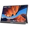 Monitor Portatile, Schermo Portatile 15.6" 1920×1080 FHD IPS per Laptop Con Cava