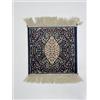LaVelahome Tappeto Classico Piccolo cm 35x35 Francobollo Quadrato Con Frangia (35_x_35_cm, Blu_02)