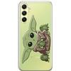 ERT GROUP custodia per cellulare per Samsung A34 5G originale e con licenza ufficiale Star Wars, modello Baby Yoda 014 adattato in modo ottimale alla forma dello smartphone, parzialmente trasparente
