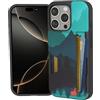 Smartish® Custodia a portafoglio per iPhone 16 Pro - Wallet Slayer Vol. 2 [sottile e protettiva] porta carte di credito con cavalletto, custodia per carte di credito testata contro le cadute