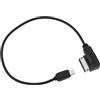 OTOTEC Cavo di ricarica AMI a USB 3.1 di tipo C compatibile con Audi A1 A3 A4L A5 A6L A8 Q3 Q5 A7 TT 2009-> 30 cm