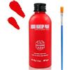 VIOLA HOUSE Face Body Paint, Vernice Per Il Corpo Del Viso, Pittura Liquida Per Bambini e Adulti, Christmas Halloween Party Fancy Dress Paletta Di Bellezza (Rosso)