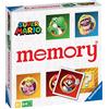 RAVENSBURGER, Super Mario Ravensburger - memory® versione super mario, 64 tessere, gioco da tavolo, 3+ anni