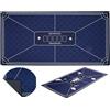 Engelhart - 320993 - Tappeto da Poker Blu - Superficie Antiscivolo 120 cm x 60 cm, Spessore 3 mm - Accessorio per Gioco da Casinò