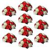 Sziqiqi Pack of 10 Fake Flower, Silk Rose Flowers, Suit for Wedding/Party Centerpiece Road Lead Flower Rack Decorations, 10 Pieces