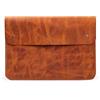 MegaGear Borsa in Vera Pelle per Macbook 15 - 16 - Custodia Protettiva in Pelle con Fodera in Pile