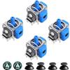 AKNES HallPi V6 TMR Joystick Elettromagnetico di Ricambio per Controller DualSense PS5 / DualSense Edge, Accessori di Riparazione Stick Anti-Drift per Controller Playstation 5-2 Paia