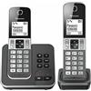 Panasonic KX-TGD322 DECT Identificatore di chiamata Nero, Grigio