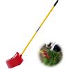 VEVOR Forca per Letame, 18 Denti Angolati, Rastrello per Letame di Cavallo con Manico Lungo in Fibra di Vetro 1550 mm, Forca in Plastica Resistente, Strumento per Giardinaggio, Stalla per Cavalli