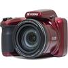 KODAK Pixpro Astro Zoom AZ405 - Fotocamera Digitale Bridge, Zoom 40X, Obiettivo Grandangolare 24 mm, 20 Megapixel, LCD 3, Video Full HD 1080p, OIS, Batterie AA - Rosso