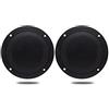 Herdio 160 watt 2 vie, altoparlante impermeabile bianco per barche marine moto spa room UTV ATV RV golf cart car, nero