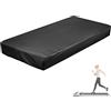 Fenghome Under Desk Treadmill Cover, Dust Proof Waterproof Treadmill Protective Covers with Drawstring for Folding Treadmills - (Black Only Cover)