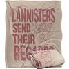 LOGOVISION Game Of Thrones The Warm Regards Coperta super morbida al tatto setoso - 152 x 127 cm