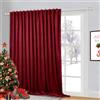 StangH Tende in velluto lunghe 274,3 cm - Tende in velluto rosso per teatro con blocco della luce, decorazione per la casa per soggiorno, camera da letto, chiesa, rosso, 100 x 108, 1 pannello