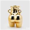 EDG Enzo De Gasperi Vaso Chakra Booty H 27 Cm 20 x 16,5 Cm Ceramica Oro