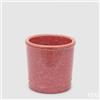 EDG Enzo De Gasperi Vaso Glaze Cilindro Corallo Ceramica 18 cm
