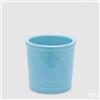 EDG Enzo De Gasperi Vaso Glaze Cilindro Celeste Ceramica 18 cm