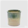 EDG Enzo De Gasperi Vaso Glaze Cilindro Lime Ceramica 18 cm