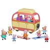 Peppa Pig, Peppa visita l'Australia in Camper, veicolo giocattolo per età prescolare, include 8 action figure, 4 accessori, dai 3 anni in su [Esclusivo Amazon]