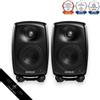 GENELEC 8020DMM Coppia di altoparlanti monitor da studio alimentati neri Acti...