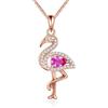 YAFEINI Collana in argento Sterling con ciondolo a forma di serpente, libellula, cane, gatto, ragno, fenice, sirena, stella marina, fenicottero, regalo di compleanno per donne, Misura unica, Argento