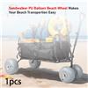 Ruote a palloncino resistenti da 9 pollici per carrello per kayak