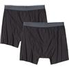 ExOfficio Boxer da Uomo Give-N-Go 2.0 (Confezione da 2), Navy/Onice Acciaio, Medium