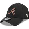 New Era MLB 9FORTY Cappellino Faux Pony Infill Atlanta Braves Black