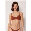 Calzedonia Top Canotta Costume Premium Fit Marrone
