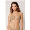 Calzedonia Triangolo Costume Metallic Glow Naturale