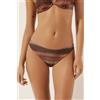 Calzedonia Slip Costume Golden Chevron Marrone