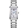 CITIZEN Orologio da donna con cinturino in acciaio inox Eco-Drive solare numeri romani, argento, Moderno