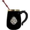 Mad Monkey Harry Potter Tazza con bacchetta magica, tazza auto-mescolante, un must per maghi e babbani, 350ml, Tazza da caffè Harry Potter auto-mescolante