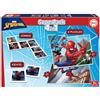 Educa - Spiderman Superpack 4 in 1 | 2 Puzzle 25 e 50 Pezzi, Domino 21 Tessere, Memory 24 Carte | Licenza Marvel ufficiale | Dai 3 anni (19353)