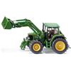 siku 3652, Trattore John Deere con caricatore frontale, 1:32, Metallo e Plastica, Verde, Caricatore frontale mobile, Cabina rimovibile