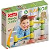Quercetti Migoga Junior Bio Pista Biglie Per Bambini a Partire dai 18 Mesi Costruzioni Grandi Per Bambini In Bioplastica, Gioco Costruzioni Con Grandi Biglie Sonaglio, Percorsi Creativi e Sensoriali