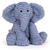 Jellycat Fuddlewuddle Elephant Medium - L: 8 cm x l: 13 cm x h: 23 cm