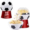 BEPER P101CUD053 Macchina per Popcorn ad Aria Calda, Design Pallone da Calcio, Senza Olio, Rapida e Compatta, Ciotola Inclusa, Ideale per Serate Cinema e Tifosi