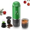 i Cafilas Macchina per caffè espresso elettrica portatile 12 V Travel Espresso Machine mini macchina da caffè to go campeggio macchina espresso compatibile con caffè macinato e capsula NS (verde)