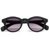 OKKIA Milano Occhiali da Sole Unisex Rotondo Nero